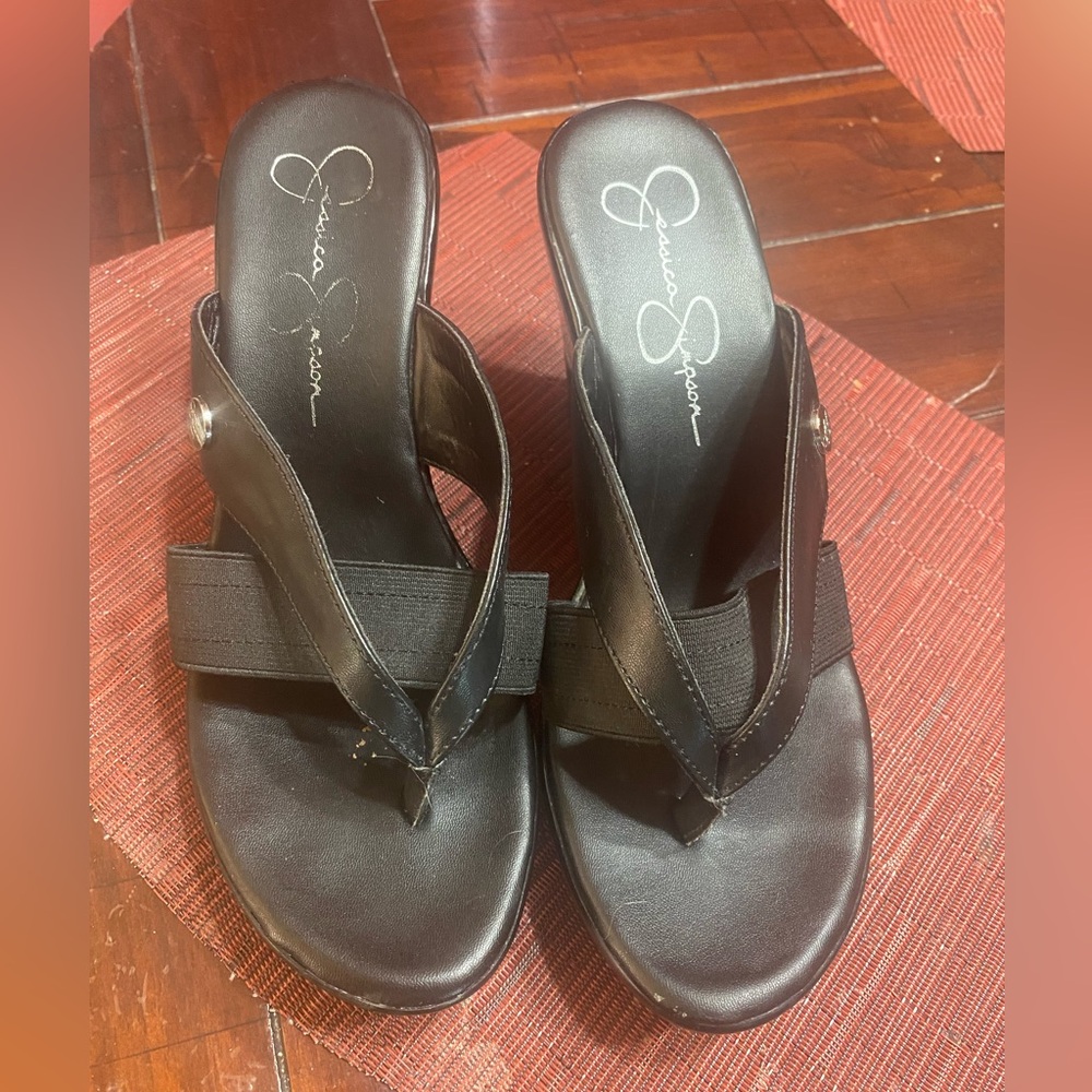 SALE ✅ Jessica Simpson women’s sandals size 7 1/2 black